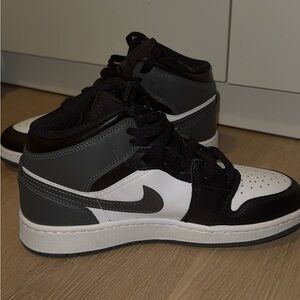 Jordan Black and White Sneakers